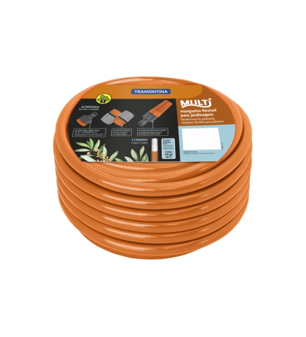 Kit Manguera Super Flex Tramontina x20mt